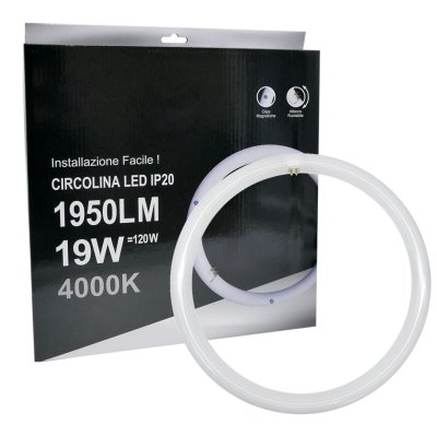 CIRCOLINA 19W G10Q 180-250V    4000K 1950LM