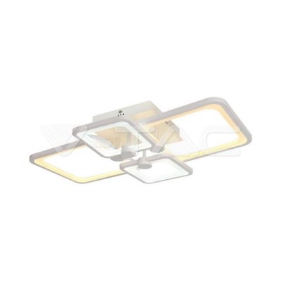 PLAFONIERA LED 74W DIMMERABILE  CON TELECOMANDO CORPO BIANCO IP20