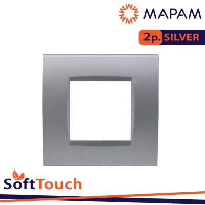 PLACCA SOFT-TOUCH ART-T1 2P 8002ST-3 SILVER