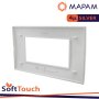 PLACCA SOFT-TOUCH ART-T1 4P 8004ST-3 SILVER