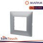 PLACCA SOFT-TOUCH GEM-T2 2P 6002ST-3 SILVER