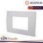 PLACCA SOFT-TOUCH ART-T1 3P 8003ST-1 BIANCO
