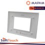 PLACCA SOFT-TOUCH ART-T1 3P 8003ST-1 BIANCO