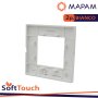 PLACCA SOFT-TOUCH GEM-T2 2P 6002ST-1 BIANCO