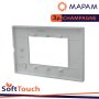 PLACCA SOFT-TOUCH GEM-T2 3P 6003ST-5 CHAMPAGNE