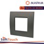 PLACCA SOFT-TOUCH ART-T1 2P 8002ST-4 TESTA DI MORO