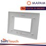 PLACCA SOFT-TOUCH ART-T1 3P 8003ST-4 TESTA DI MORO
