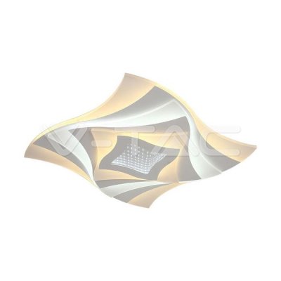 PLAFONIERA DA SOFFITTO LED 63W DIMMERABILE 3 STEP CON TELECOMANDO CORPO BIANCO IP20