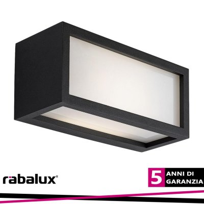 LUBLIN, INDOOR SMOOTH WALL LAMP, BLACK ALUMINIUM LAMP WITH W LUBLIN, INDOOR SMOOTH WALL LAMP, BLACK ALUMINIUM LAMP WITH W