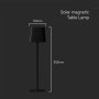 5W LED MAGNETIC TABLE LAMP WITH BATTERY 3600MAH CCT: 3 IN 1 CORPO NERO DIMMABLE