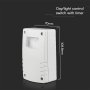 PHOTOCELL SENSOR IP65 WHITE BODY