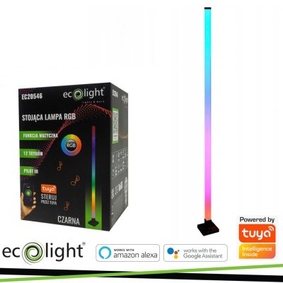 LAMPADA MUSICALE RGB DA TERRA  TUYA BLACK