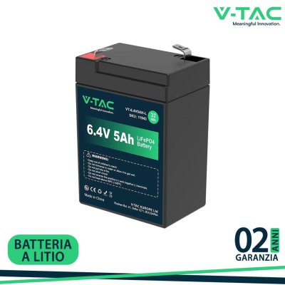 6.4V 5AH LITHIUM BATTERY  L70 W47 H99