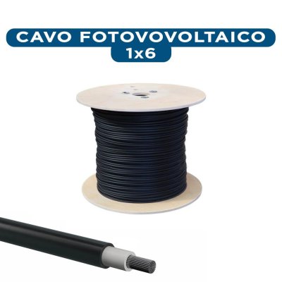 CAVO FOTOVOL.H1Z2Z2-K 1X6 NERO