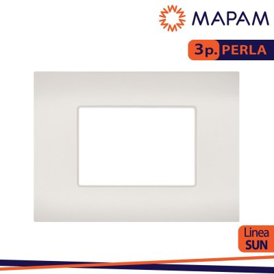 PLACCA TECNOPOLIMERO SUN-T5 3P R9003-21 PERLA