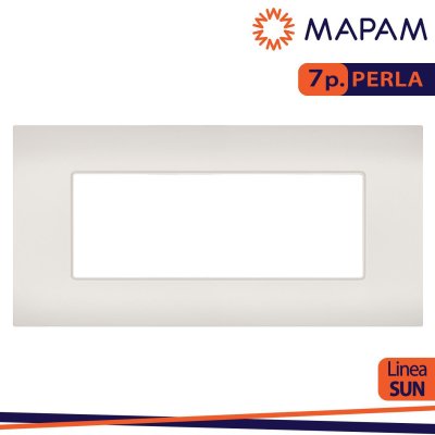 PLACCA TECNOPOLIMERO SUN-T5 7P R9007-21 PERLA V
