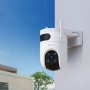 TELECAMERA A DOPPIA OTTICA 5+5MP DA ESTERNO, WI-FI, PATTUGLI
