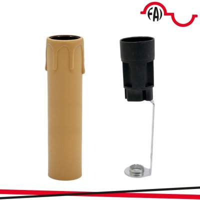 P.DE E14 A CANDELA H 100 ANTICO