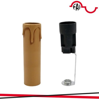 P.DE E14 A CANDELA H85 ANTICHIZZATO
