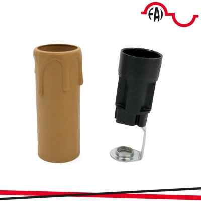 P.DE E14 A CANDELA H65 ANTICO
