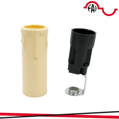 P.DE E14 A CANDELA H65 AVORIO