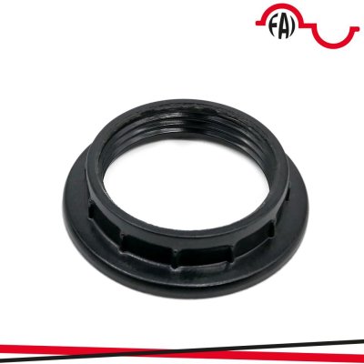 GHIERA RESINA TERMOIND. E27    NERO