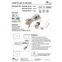 FARETTO LED 1W SATINATO IP65 4000K 60LM 12V