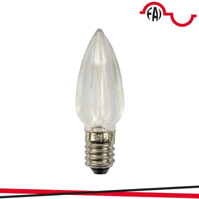LAMPADINA VOTIVA A LED 2W E10  AMBRA