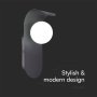 DESIGNER WALL LAMP FITTING BLACK BODY G9