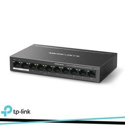 SWITCH DESKTOP 10 PORTE 10/100MBPS DI CUI 8 POE+