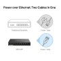 SWITCH DESKTOP 10 PORTE 10/100MBPS DI CUI 8 POE+