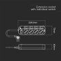 1.5M EXTENSION SOCKET W/ INDIVIDUAL SWITCH (POLYBAG+CARD) 4P