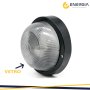 LAMPADA TARTARUGA IN VETRO     E27 IP44 NERO