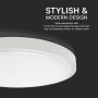 24W LED DOME LIGHT  WITH SAMSUNGCHIP 4000K RD,WHITE FRAME IP