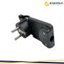 SPINA PIATTA STANDARD TEDESCO  16A 2P+T NERA