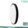 18W LED DOME LIGHT  WITH SAMSUNGCHIP 6500K RD,BLACK FRAME IP