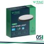 24W LED DOME LIGHT  WITH SAMSUNGCHIP 4000K RD,BLACK FRAME IP