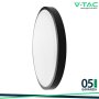 24W LED DOME LIGHT  WITH SAMSUNGCHIP 4000K RD,BLACK FRAME IP
