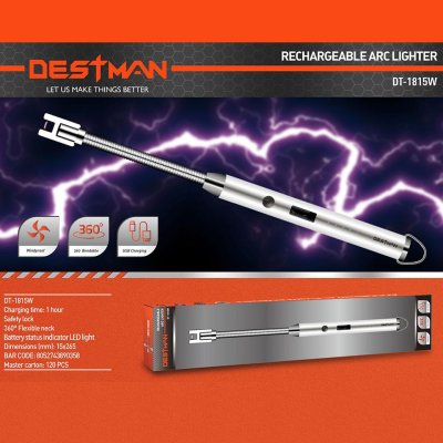 ACCENDINO ELETTRICO RICARICABILE DT-1815W