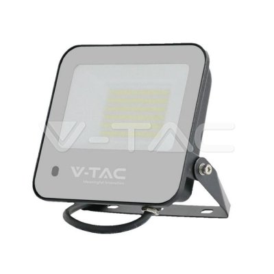 50W FLOODLIGHT RGB + WHITE BLACK BODY GREY FROSTED GLASS WIT
