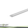 PROFILO DA INCASSO P02 ANODIZZATO + PARALUME OPALINO 2MT