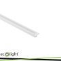 PW02 PROFILO INCASSO BIANCO +  PARALUME OPALINO 2MT