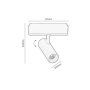 LITRACK SPOT01W, 6W, 500LM,3000K, D3,3CM