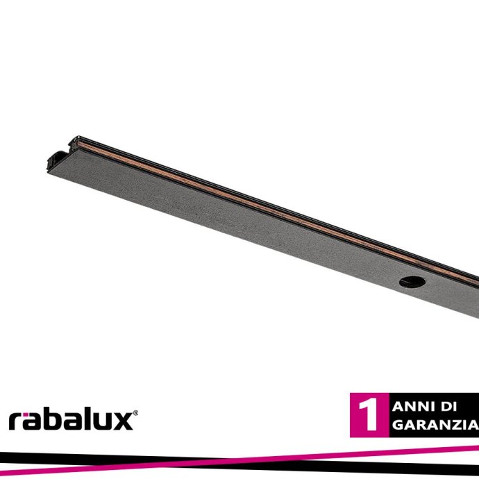LITRACK RAIL, BLACK ALUM. 100X0,5X1,5CM