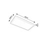 DAMEK2,IND.CEIL. LED24W, 60X30CM