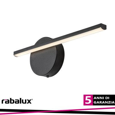 SABIRA,IND.WALL, LED6W, L33CM, BLACK