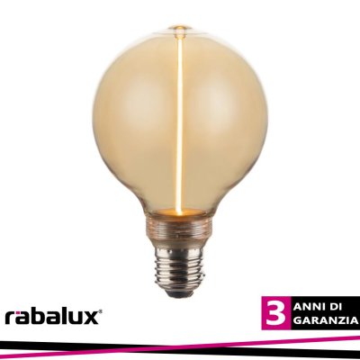 FIL. LED, E27 G95, 4W, 170LM, 1800K