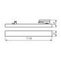 PROIETTORE PER BINARIO LTL 38W-114-CCT-ADJ-B - KANLUX