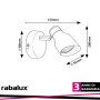 LILOU,IND.WALL, GU10 1XMAX25W, L15CM