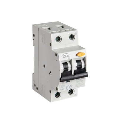 INTERRUTTORE MAGNETOTERMICODIFFERENZIALE 6KA 2P KRO6-2/C20/30 - KANLUX